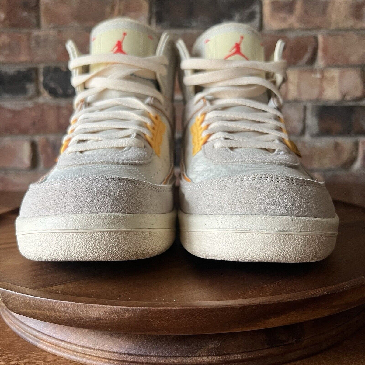 Jordan 2 Rattan X Union LA Suede Cream Yellow Shoes Sneakers Men's 10.5