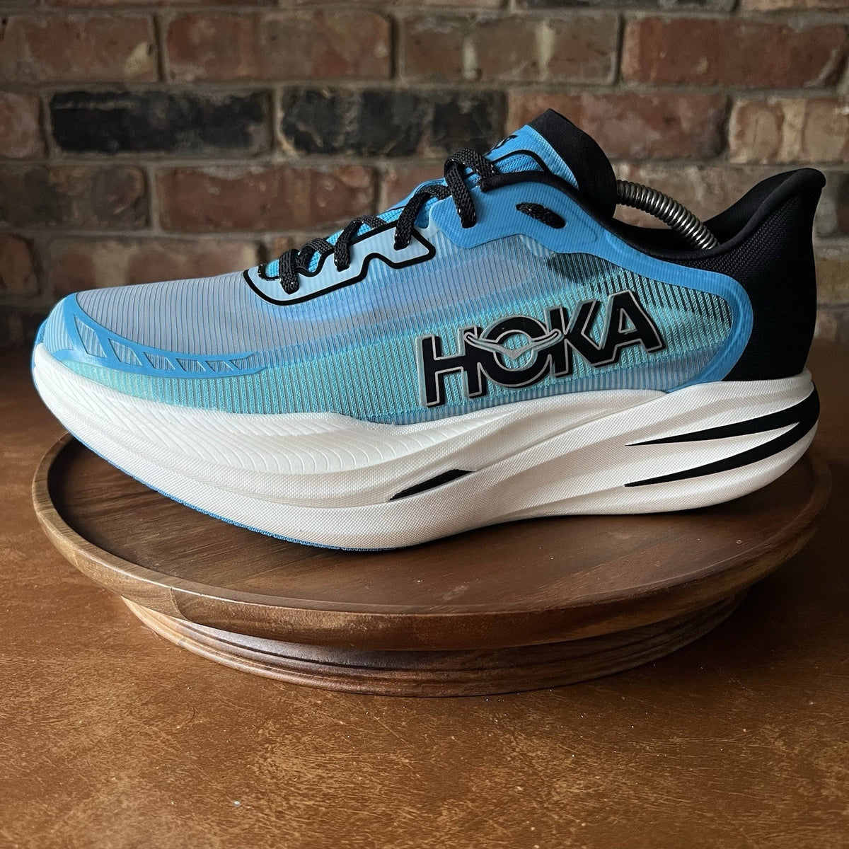 Hoka One One Cielo X1 2.0 Men's 12 Blue Carbon Plate Racing Running Shoes