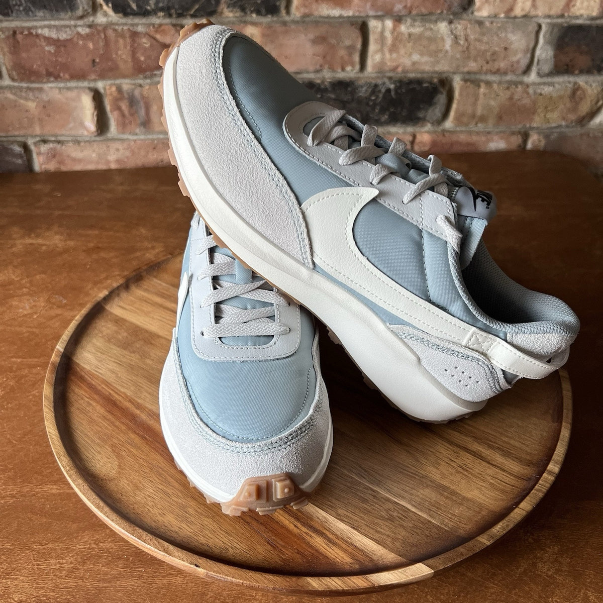 Nike Waffle Debut Light Pumice Sail Teal Suede Sneakers Shoes Women’s Size 6