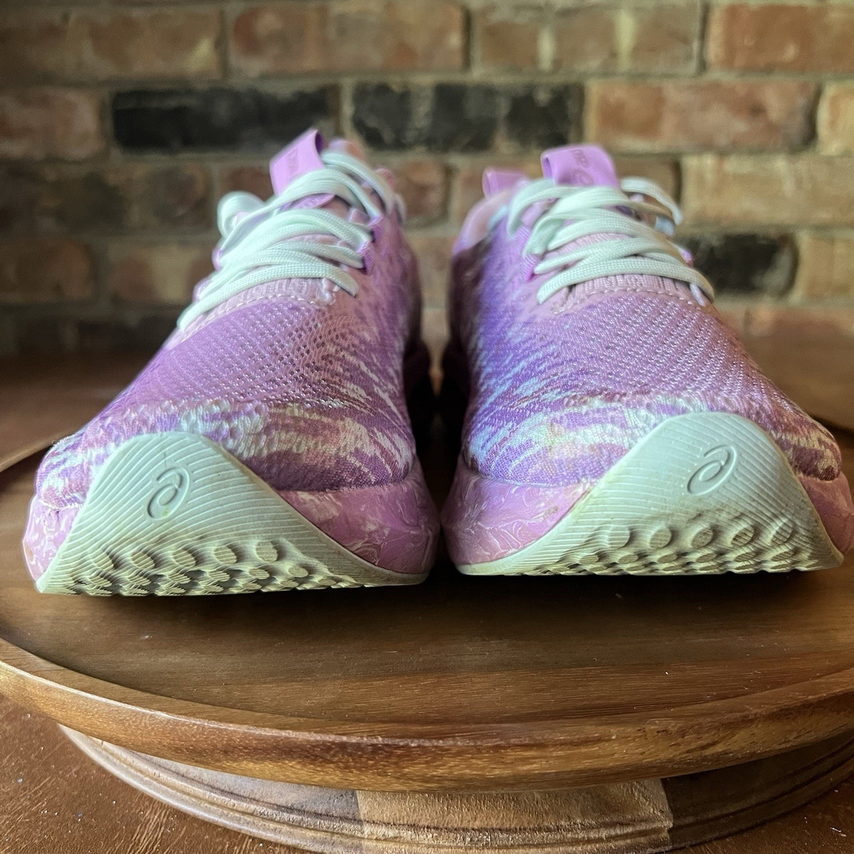 Asics Gel Noosa Tri 16 Pink Marbled Women's 9.5 Road Running Shoes Sneakers