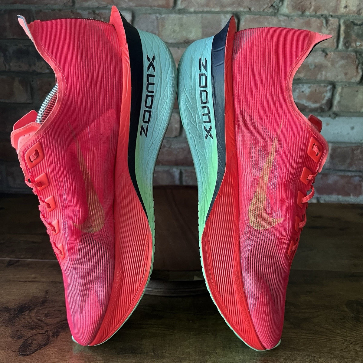Nike Vaporfly Next% 4 Bright Crimson Size 13 Carbon Race Running Shoes Sneakers