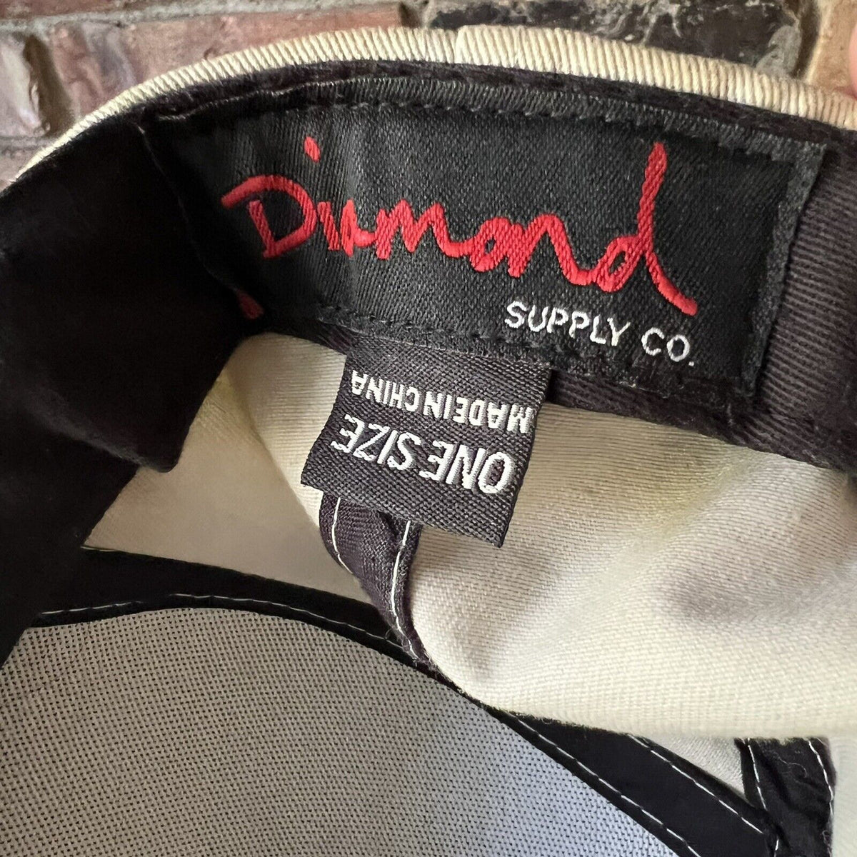 Diamond Supply Co Victory Swords Gray Black Snapback Hat Cap