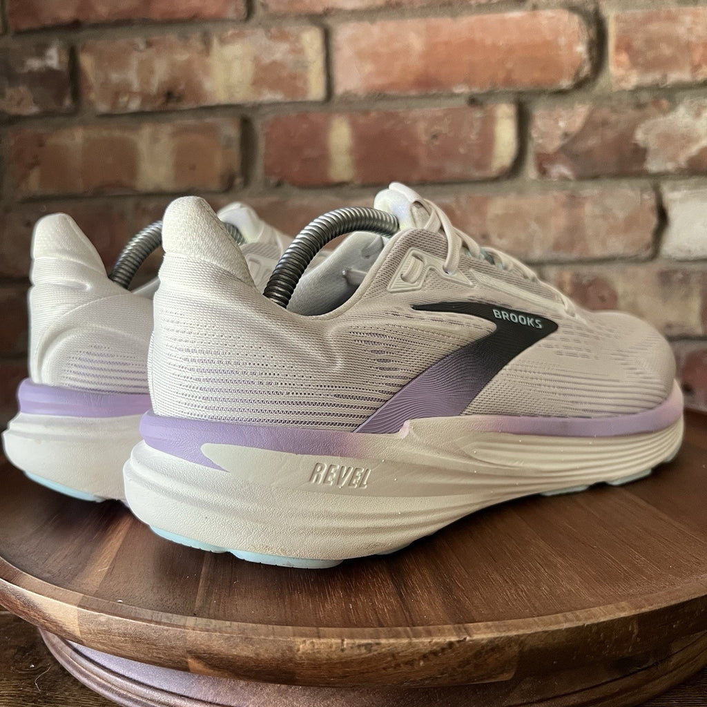Brooks Revel 8 Gray Purple DNA Loft Cushion Running Sneakers Shoes Women's 9