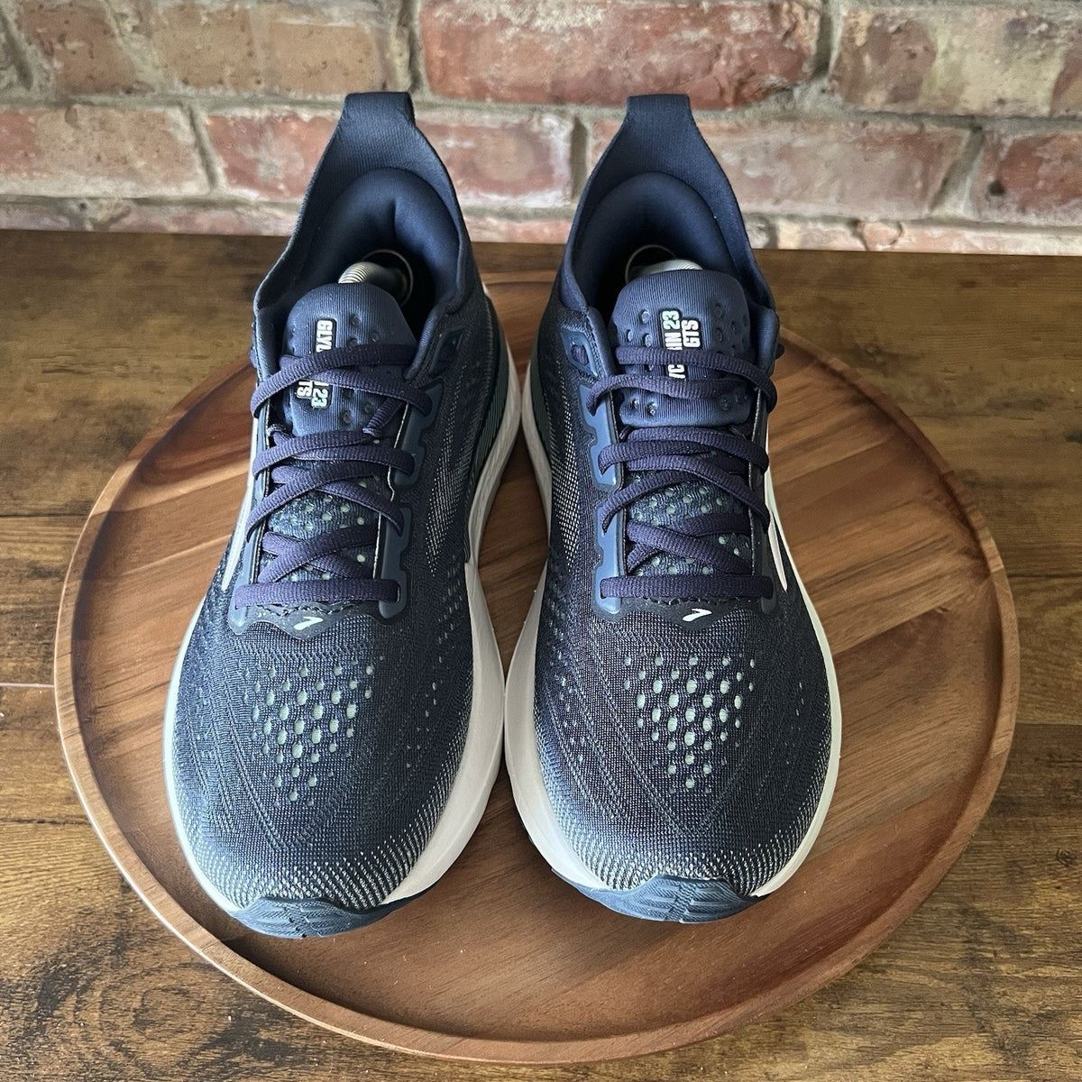 Brooks Glycerin GTS 23 Supportive Plush Cushion Womens 8.5 Blue Running Shoes