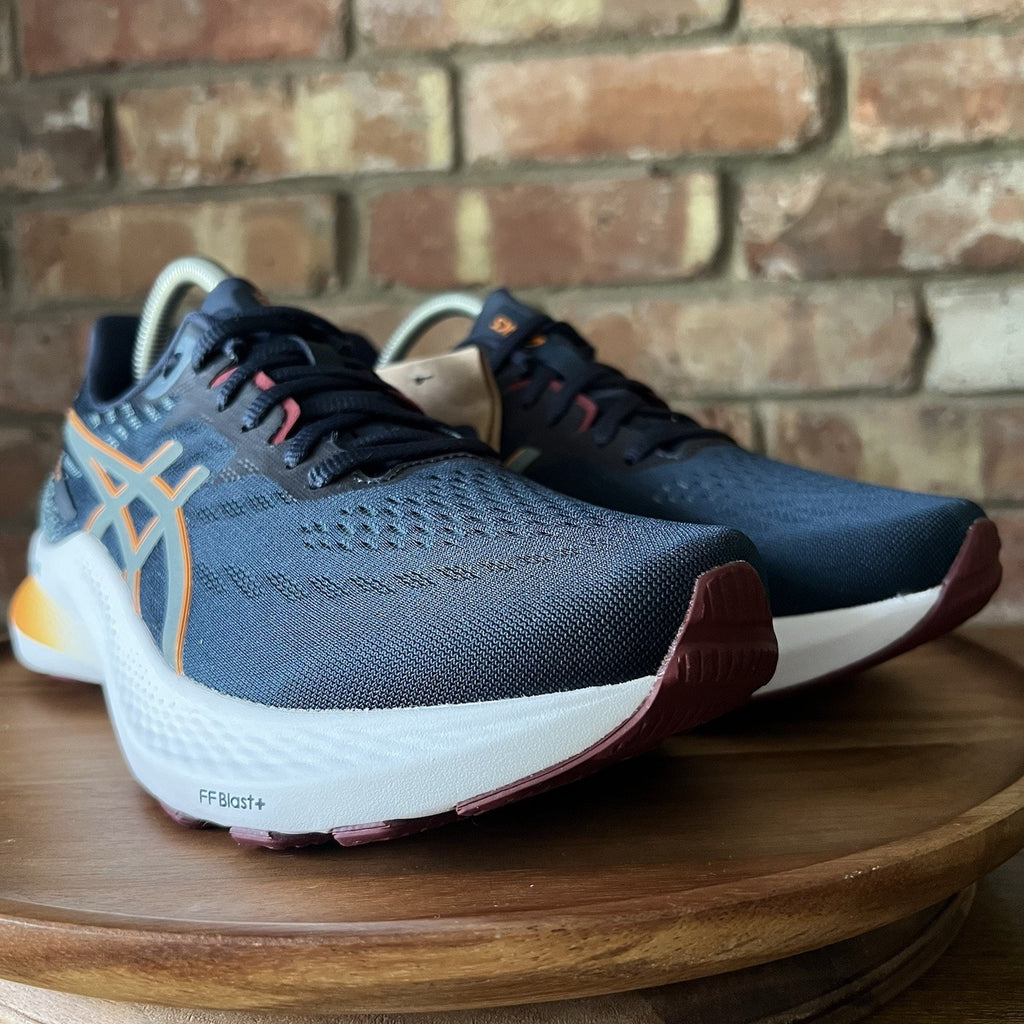 ASICS GT-2000 12 Stability Men's 8 Blue Orange Athletic Running Shoes Sneakers