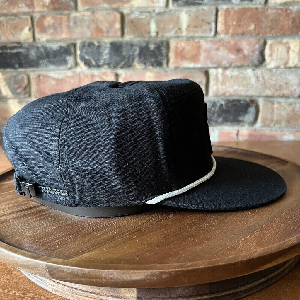 The Mountain And The Wave Quicksilver Flatbill Black White Rope Hat
