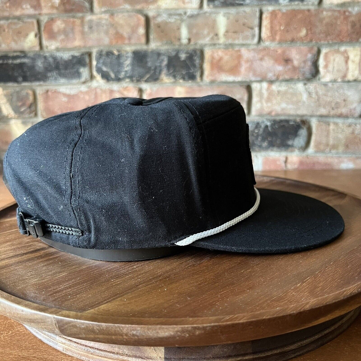 The Mountain And The Wave Quicksilver Flatbill Black White Rope Hat