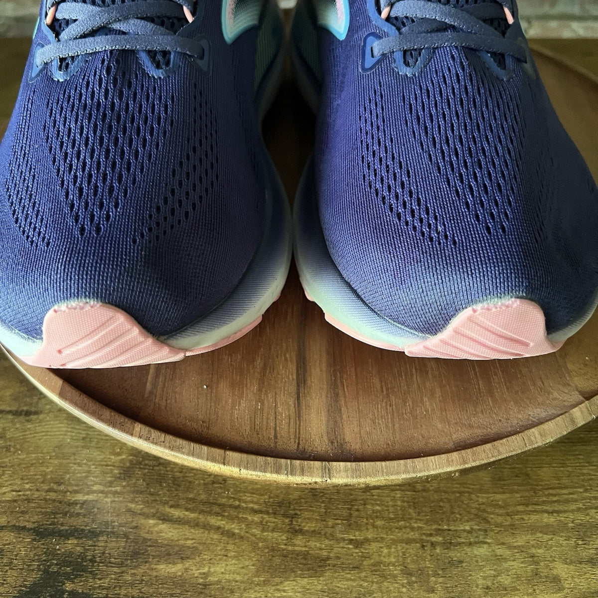 Brooks Glycerin 22 GTS Supportive Womens 12 EE Cushion Blue Pink Shoes Sneakers