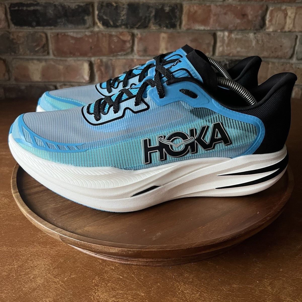 Hoka One One Cielo X1 2.0 Men's 12 Blue Carbon Plate Racing Running Shoes