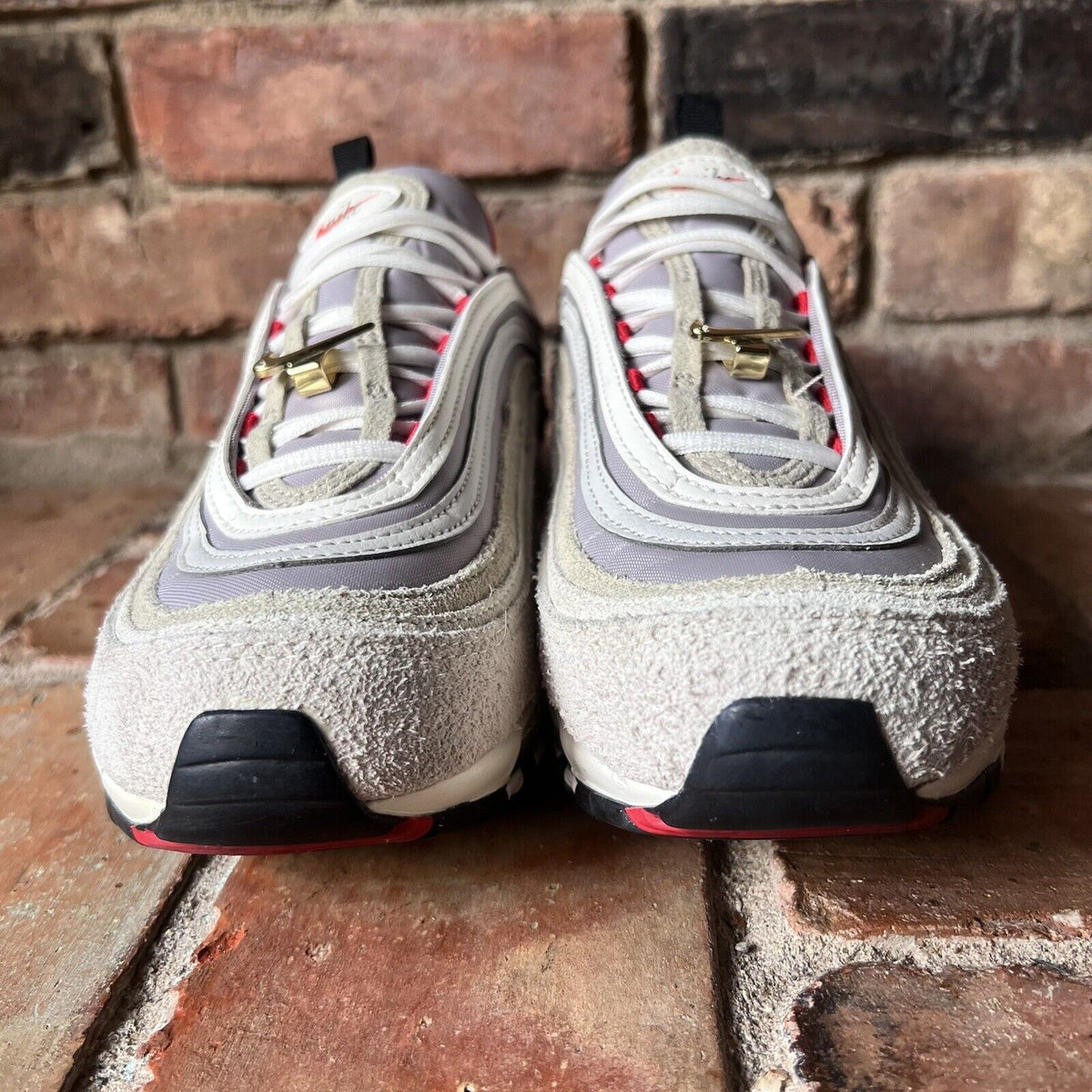 Nike Air Max 97 SE First Use College Grey Shoes Sneakers Youth 6.5 Women's 8