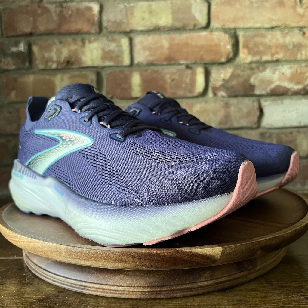 Brooks Glycerin 22 GTS Supportive Womens 12 EE Cushion Blue Pink Shoes Sneakers