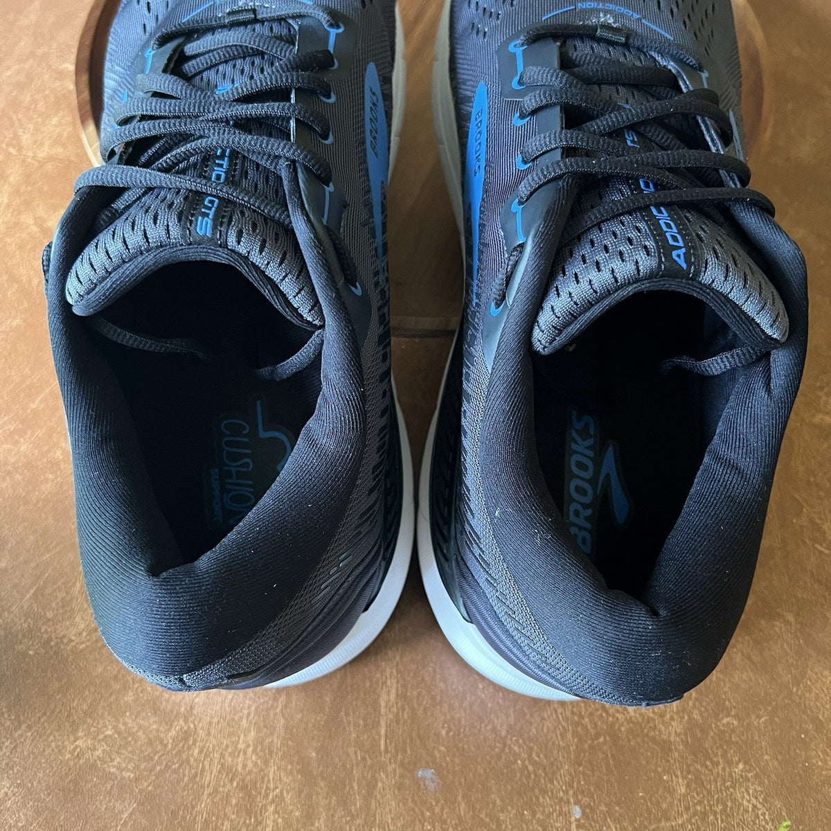 Brooks Addiction GTS 15 Supportive Men’s 15 2E Black Blue Running Shoes Sneakers