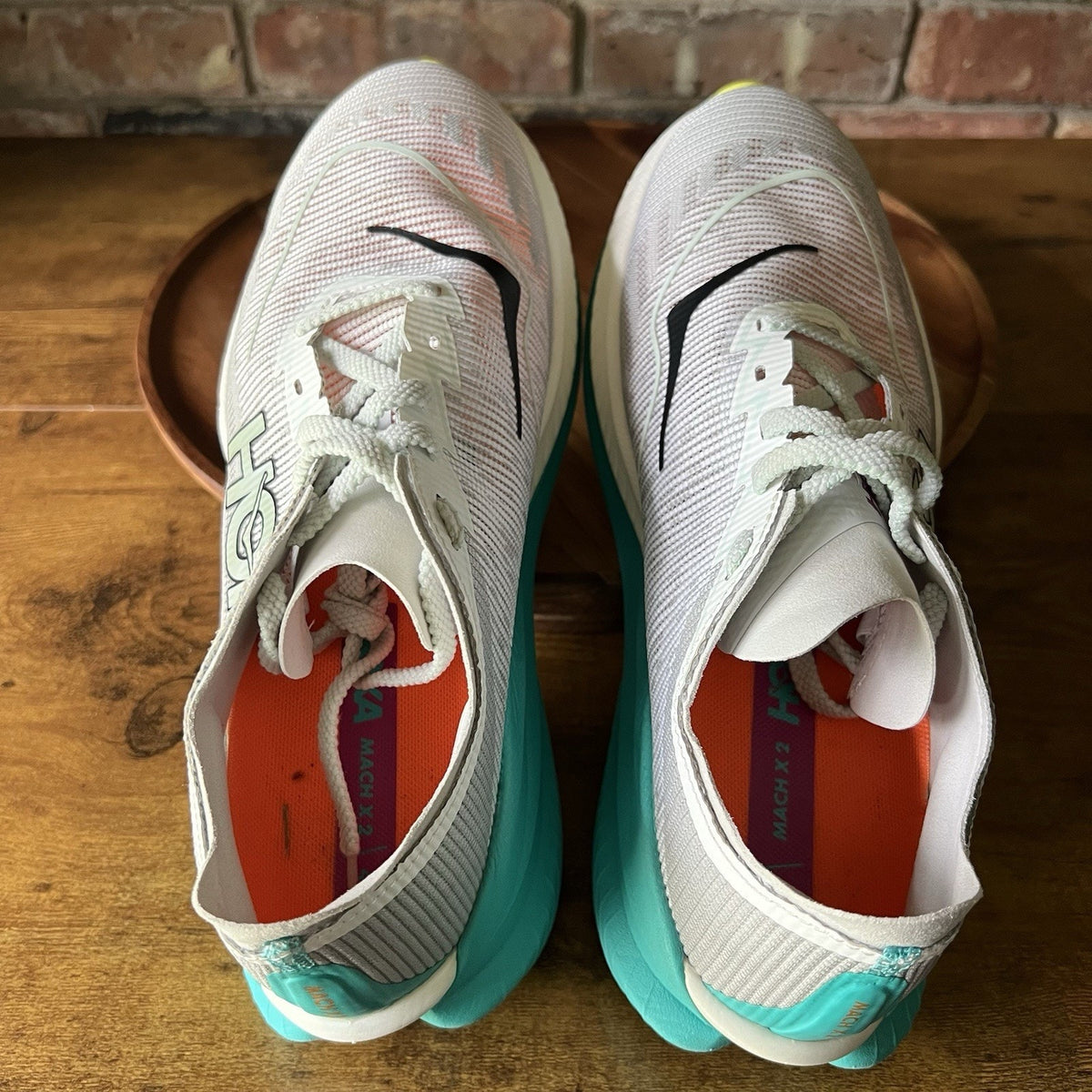 Hoka One One Mach X 2 Max Cushion Womens 9.5 Running Carbon Racing Shoes Sneaker
