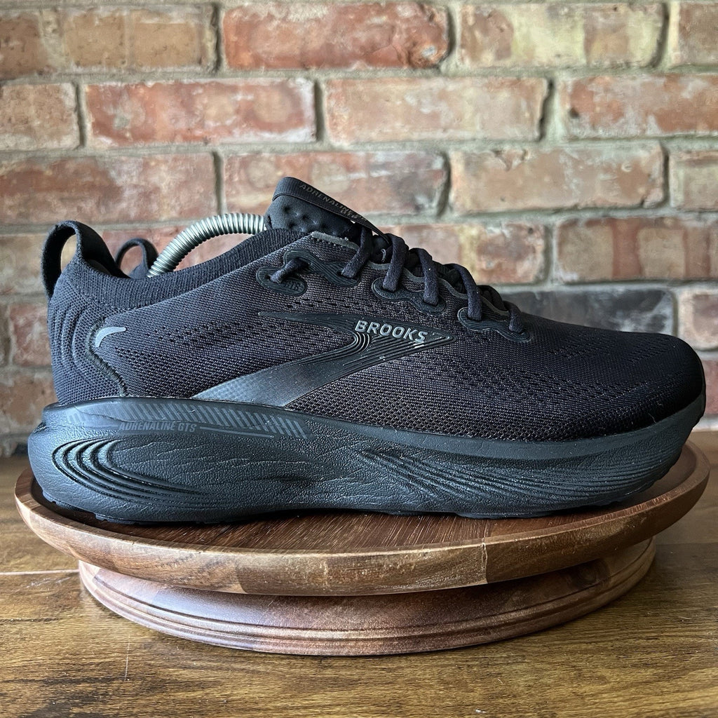 Brooks Adrenaline GTS 25 Black Supportive Women's 11 Running Shoes Sneakers