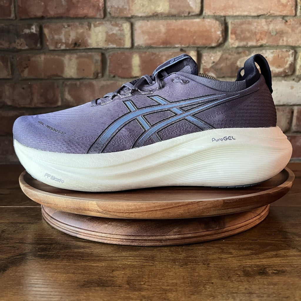 Asics Gel-Nimbus 27 Blue Max Cushion Men 11.5 W Blue Running Shoes Sneakers