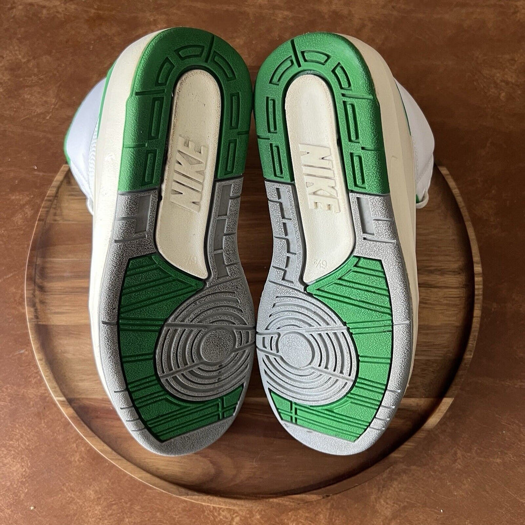 Nike Air Jordan 2 Retro GS Lucky Green Cream Youth 6.5 Women's 8 Shoes Sneakers