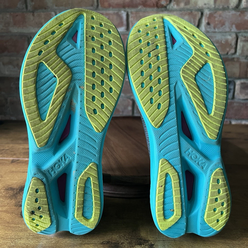 Hoka One One Mach X 2 Max Cushion Womens 9.5 Running Carbon Racing Shoes Sneaker