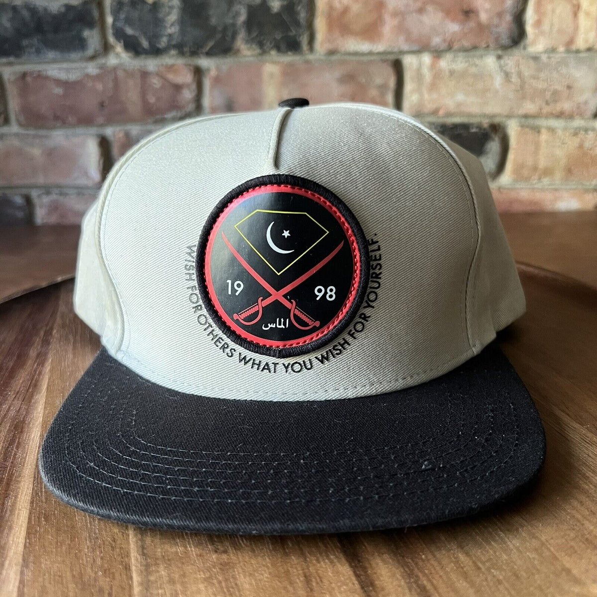 Diamond Supply Co Victory Swords Gray Black Snapback Hat Cap