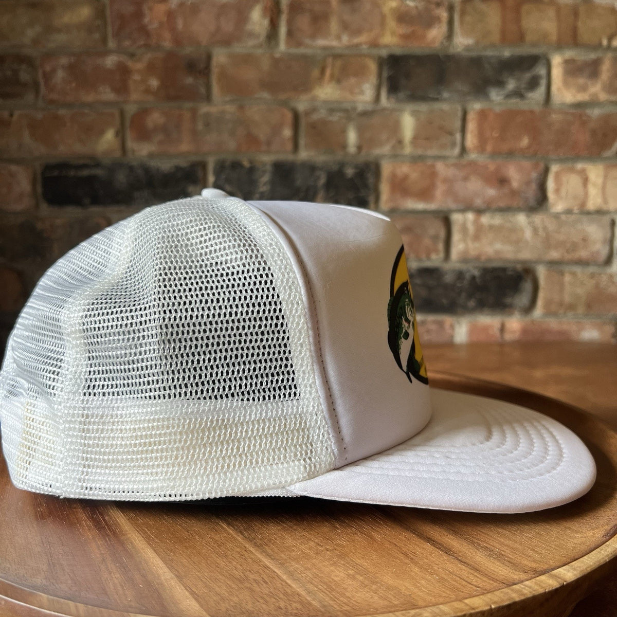 Vintage Bass Pro Shops Fishing Hunting Trucker Hat Snapback Cap White
