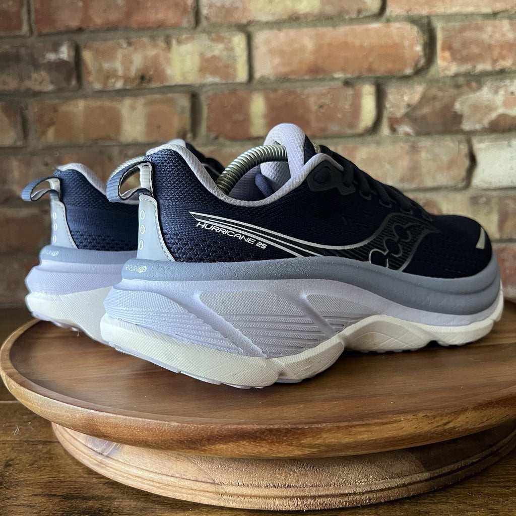 Saucony Hurricane 25 Womens Size 8 Blue Purple Road Running Shoes Sneakers