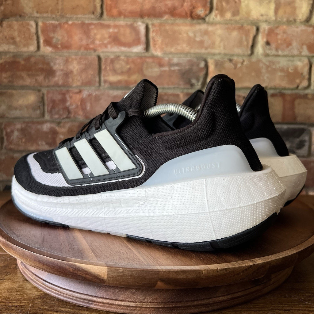 Adidas UltraBoost Light Mens Size 10.5 Black White Running Sneakers Shoes