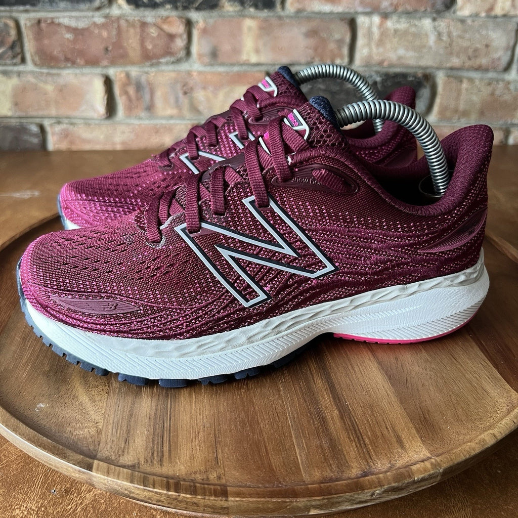 New Balance Women's Fresh Foam 860v12 Road Running Shoes Sneakers Maroon Red 5.5