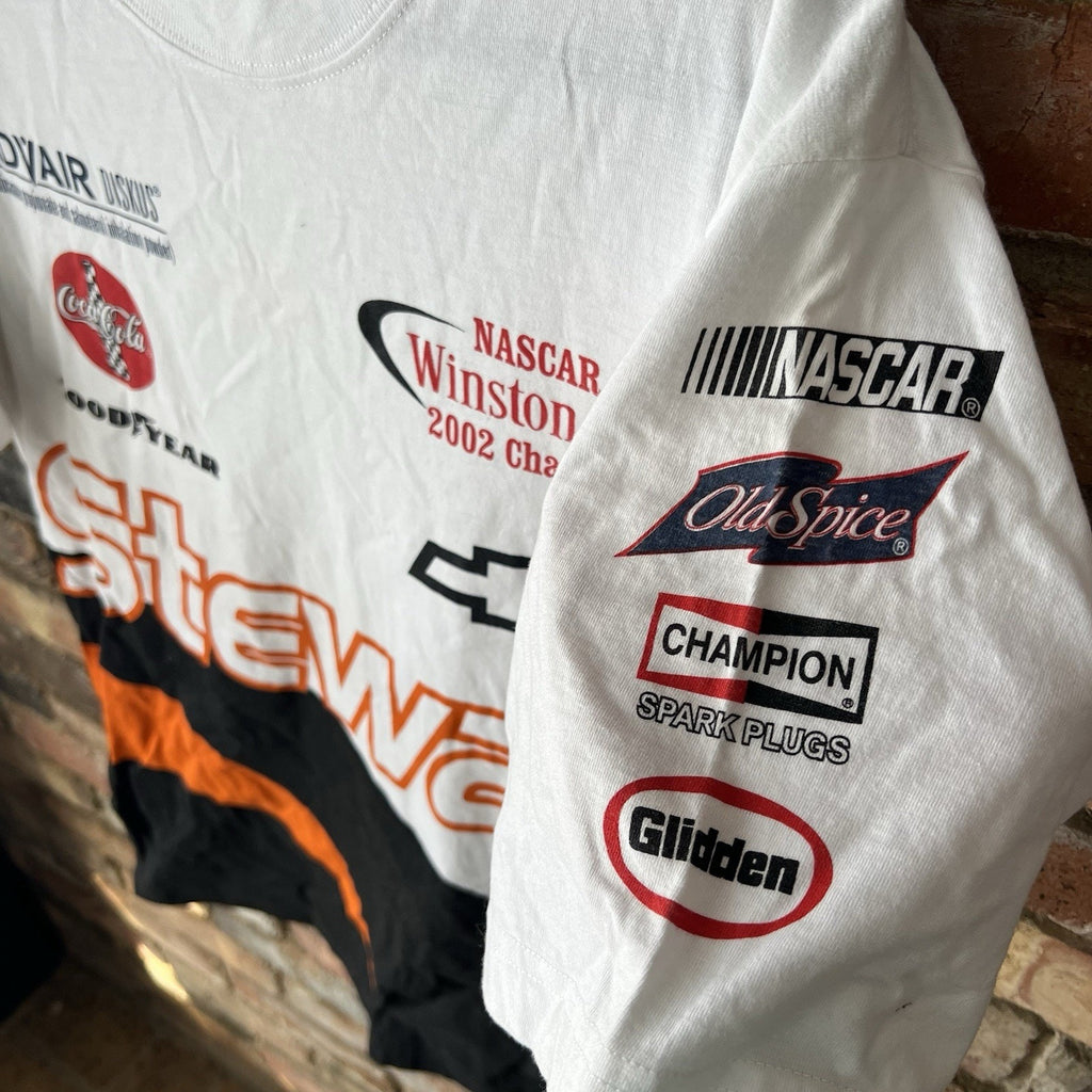 2002 Vintage Winner's Circle Authentic Tony Stewart All Over Print Size M