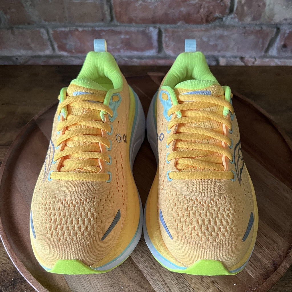 Saucony Hurricane 25 Stability Max Cushion Sunrise Citron Running Shoes Womens 5