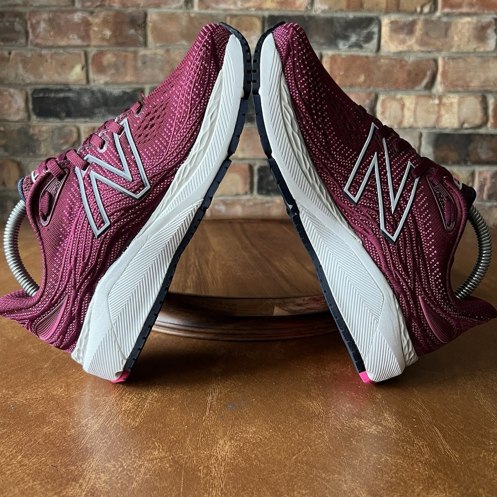 New Balance Women's Fresh Foam 860v12 Road Running Shoes Sneakers Maroon Red 5.5
