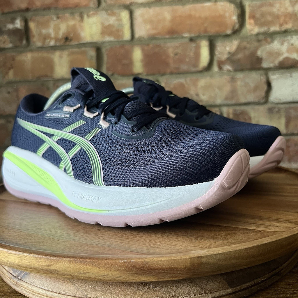 Asics Gel-Cumulus 28 Max Cushion Womens 8 Blue Green White Running Shoes