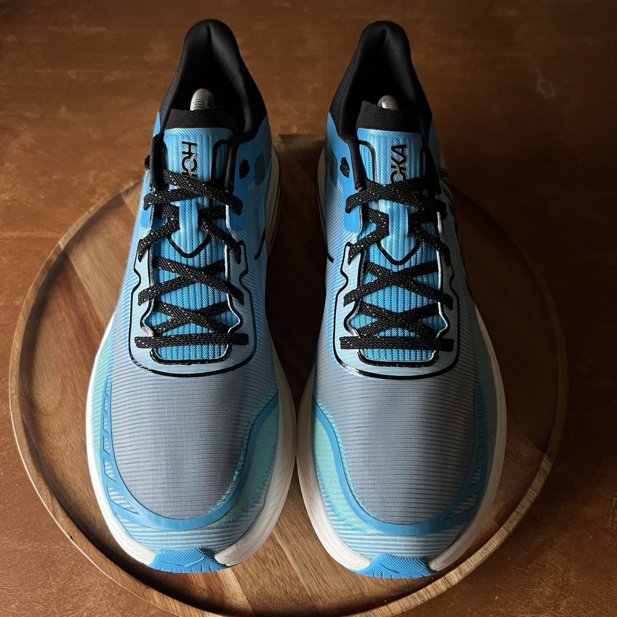 Hoka One One Cielo X1 2.0 Men's 12 Blue Carbon Plate Racing Running Shoes