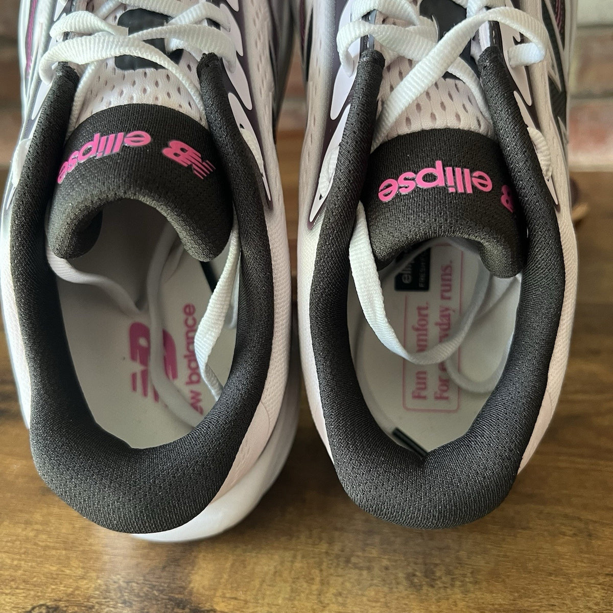 New Balance Ellipse V1 Womens Size 8.5 Pink Black Running Walking Shoes Sneakers