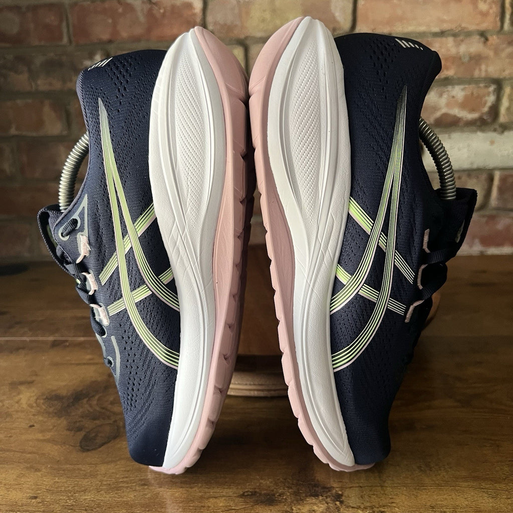 Asics Gel-Cumulus 28 Max Cushion Womens 8 Blue Green White Running Shoes