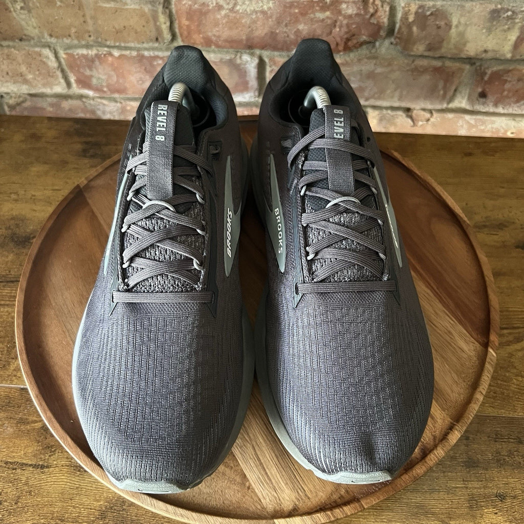 Brooks Revel 8 Men's Gray Mesh Trainer Cushioned Running Shoes Sneakers 11 2E