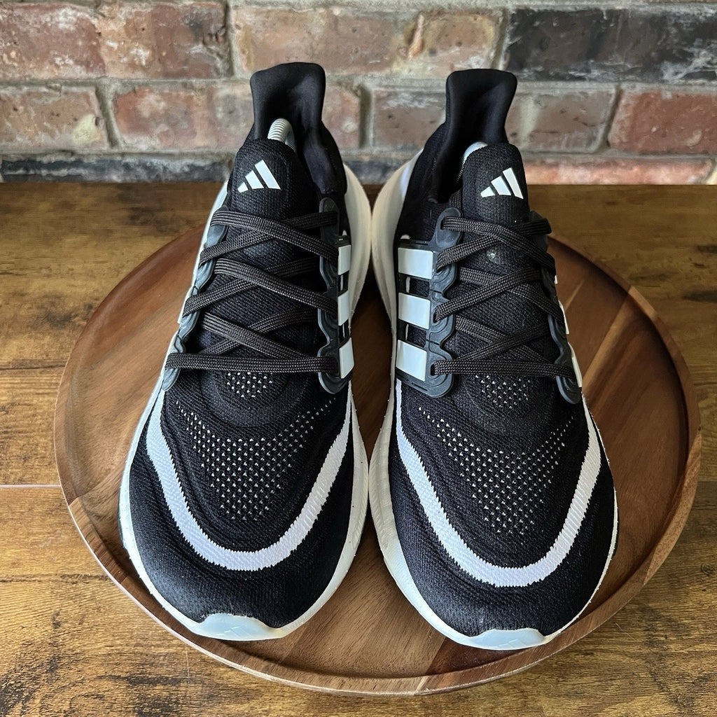 Adidas UltraBoost Light Mens Size 10.5 Black White Running Sneakers Shoes