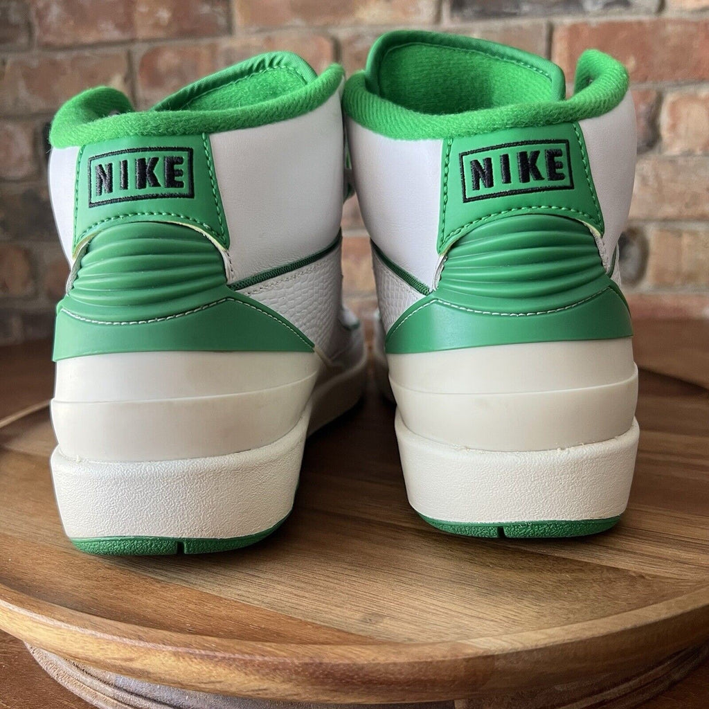 Nike Air Jordan 2 Retro GS Lucky Green Cream Youth 6.5 Women's 8 Shoes Sneakers