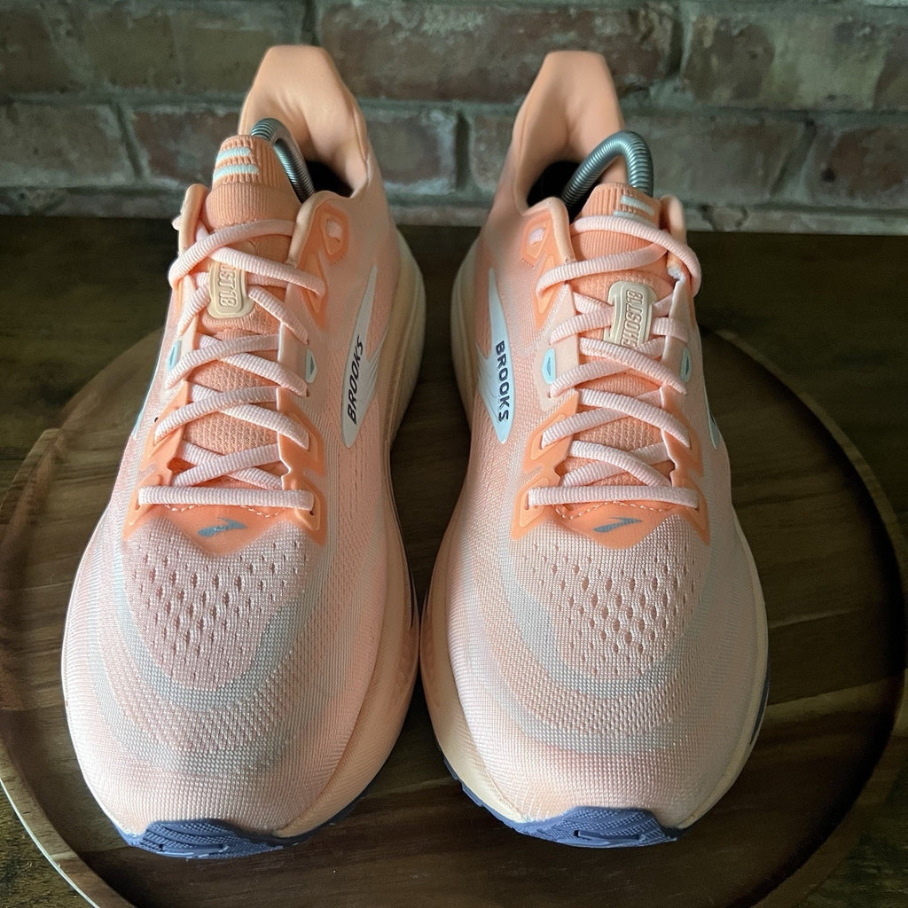 Brooks Ghost 18 Neutral Balanced Cushion Running Peach Coconut Shoes Size 11.5