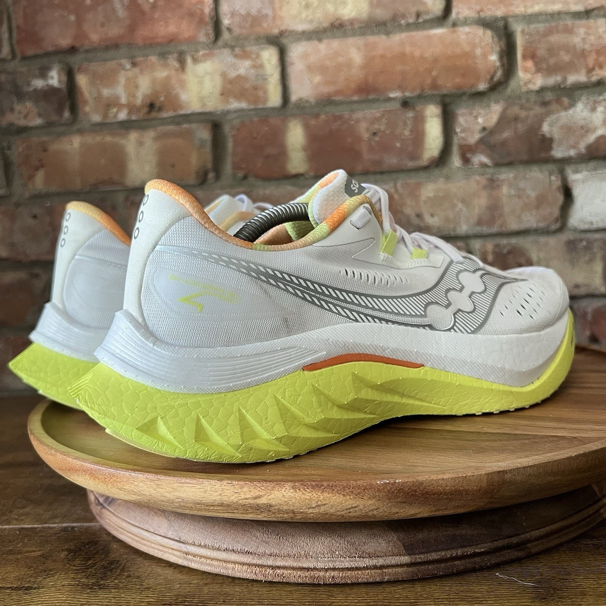 Saucony Endorphin Speed 4 Women's 10 White Sunny Speedroll Cushion Running Shoes