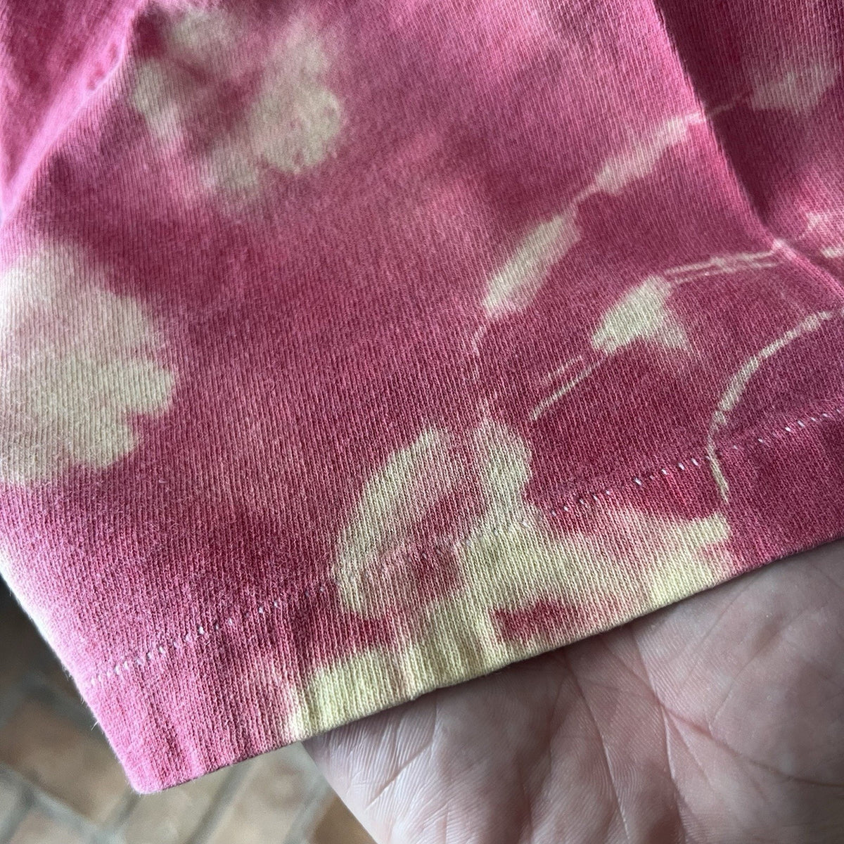 Vintage Led Zeppelin XL Hindenburg Crash Tie Dye Orange '95 Shirt Rock Faded