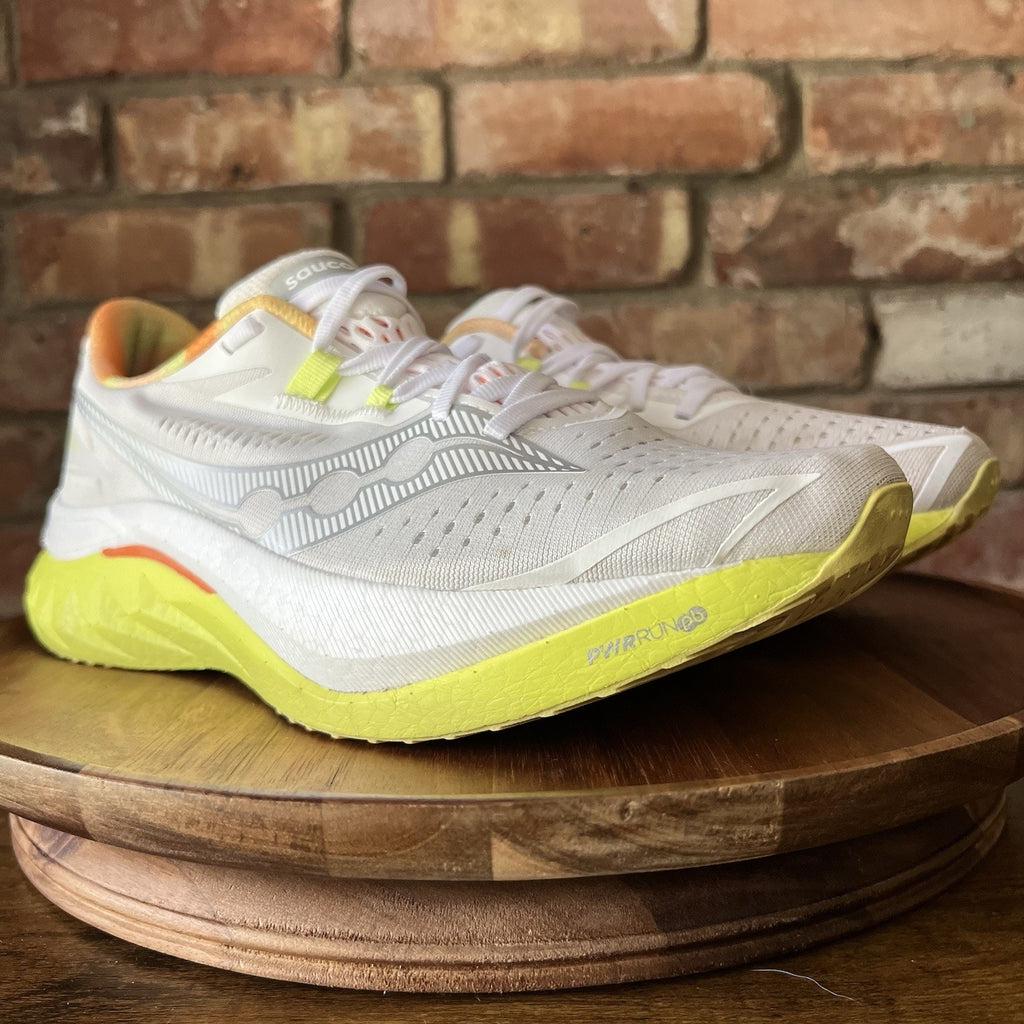 Saucony Endorphin Speed 4 Women's 10 White Sunny Speedroll Cushion Running Shoes