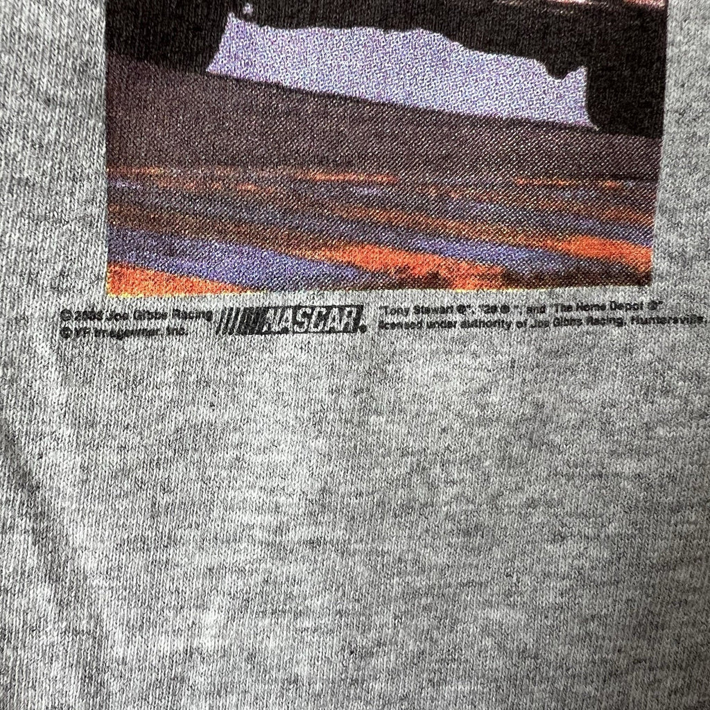 Chase Authentic Tony Stewart 20 Shirt Men's Medium Long Sleeve Grey
