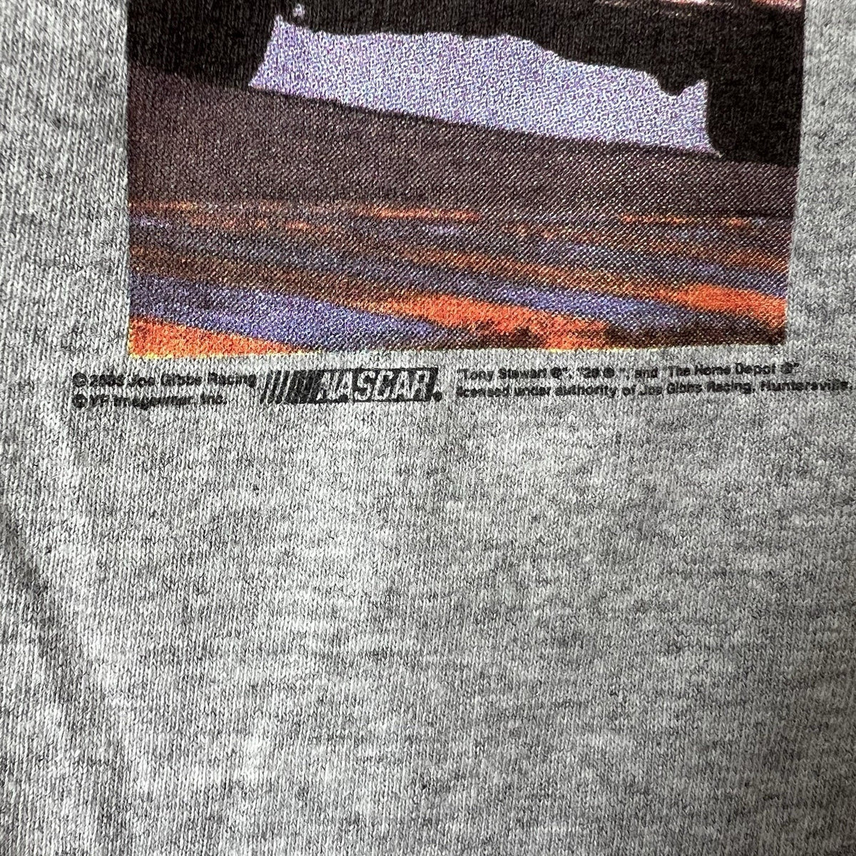 Chase Authentic Tony Stewart 20 Shirt Men's Medium Long Sleeve Grey