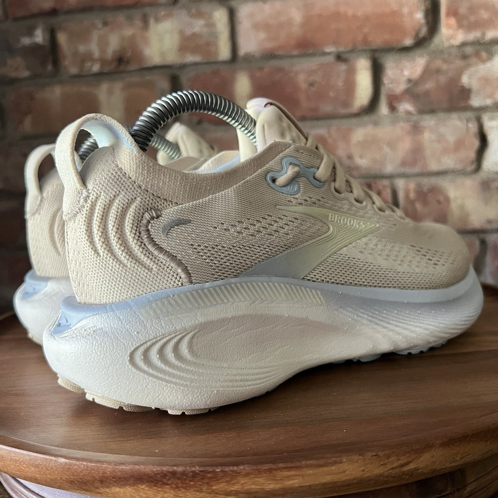 Brooks Adrenaline GTS 25 Supportive Women's 5 Cream Blue Running Shoes Sneakers