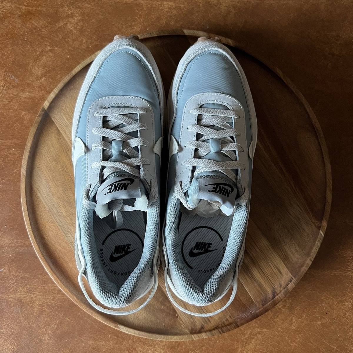 Nike Waffle Debut Light Pumice Sail Teal Suede Sneakers Shoes Women’s Size 6