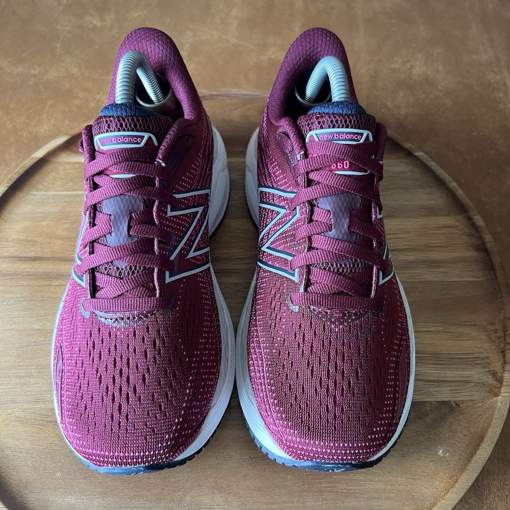 New Balance Women's Fresh Foam 860v12 Road Running Shoes Sneakers Maroon Red 5.5