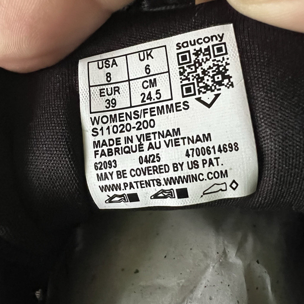 Saucony Kinvara 16 Women's 8 PWRRUN Black Neutral Cushion Running Shoes Sneakers