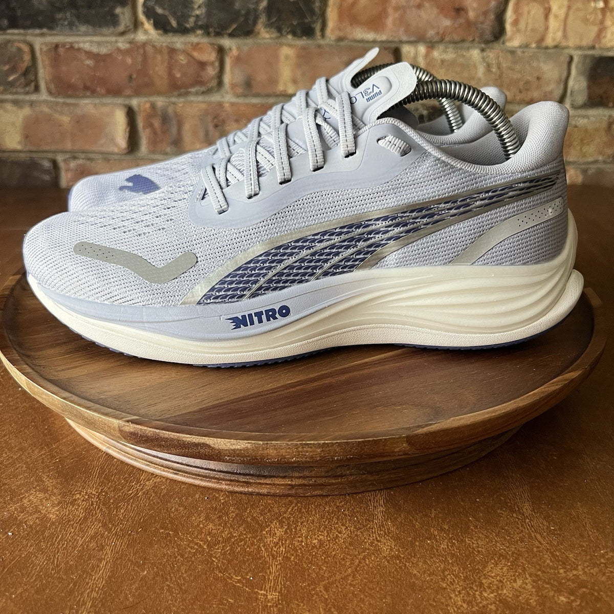 PUMA Velocity Nitro 3 Road Running Cushioned Blue Women's 10 Sneakers Shoes
