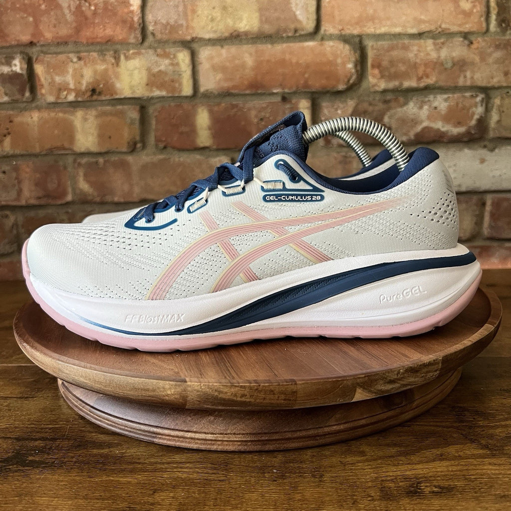 Asics Gel-Cumulus 28 Running Womens 10.5 Mid Cushion Blue Mesh Shoes Sneakers