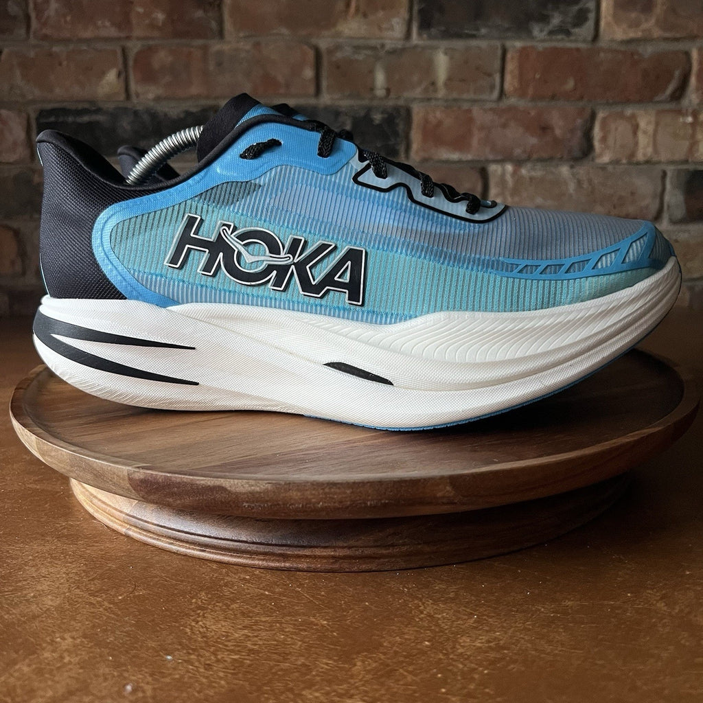 Hoka One One Cielo X1 2.0 Men's 12 Blue Carbon Plate Racing Running Shoes