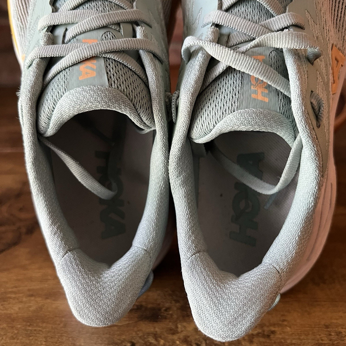 Hoka One One Challenger 8 Womens 7 Green Neutral Balanced Running Shoes Sneakers